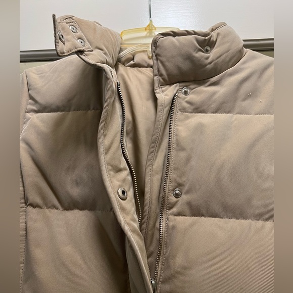 Brooks Brothers Luxury Down Jacket, Beige, size 14 - Picture 6 of 10